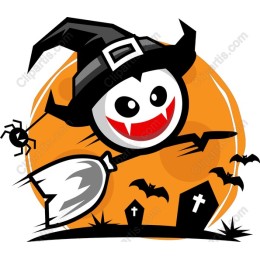 Whimsical Halloween Witch