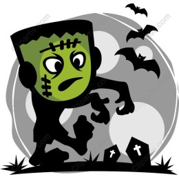 Playful Frankenstein Halloween