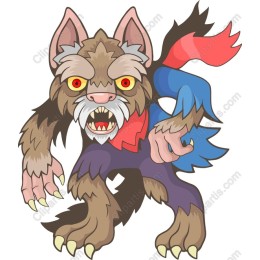 Playful Cartoon Monster