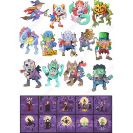 Halloween Clipart Bundle - A Collection of Spooky