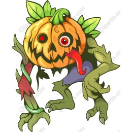 Halloween Pumpkin Monster