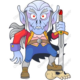 Cartoon Goblin Warrior