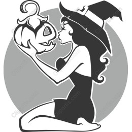 Witch & Pumpkin Halloween