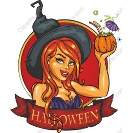 Playful Halloween Witch