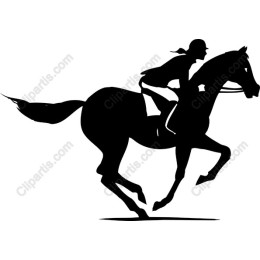 Galloping Equestrian