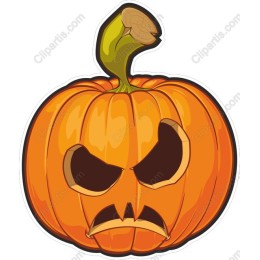 Scary Halloween Pumpkin