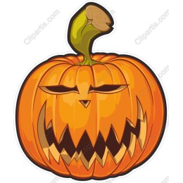 Menacing Jack-o'-Lantern