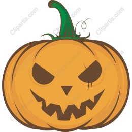 Creepy Halloween Pumpkin