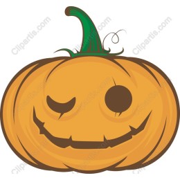 Winking Jack-o'-Lantern