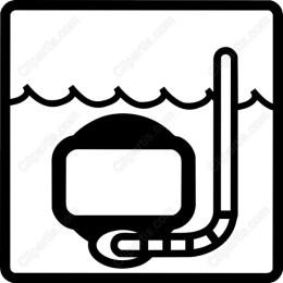 Snorkel and Mask Minimalist