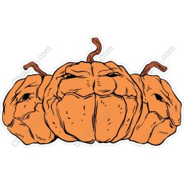 Charming Pumpkin Trio