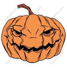 Menacing Halloween Pumpkin