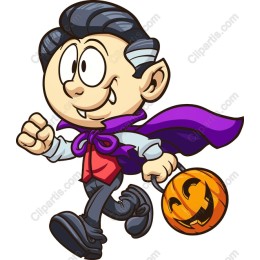 Cheerful Halloween Vampire