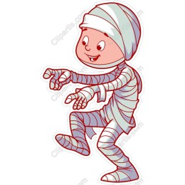 Cheerful Cartoon Mummy
