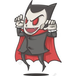 Whimsical Vampire Character