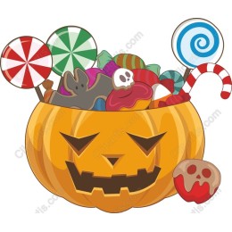 Halloween Candy Pumpkin