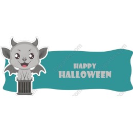 Happy Halloween Cute Gargoyle