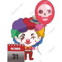 Spooky Clown Halloween