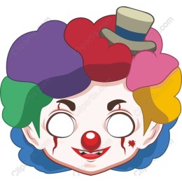 Vibrant Cartoon Clown