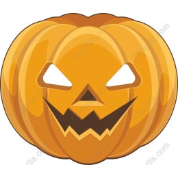 Spooky Halloween Jack-o'-Lantern