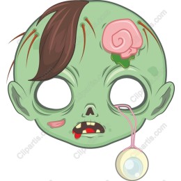 Zombie Face - Quirky and Fun!