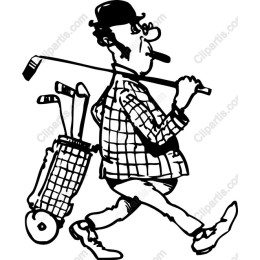 Whimsical Golfer