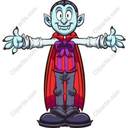Charming Cartoon Vampire