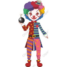 Jester Clown - Colorful Carnival Character