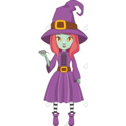 Whimsical Witch in and