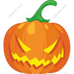 Jack-o'-lantern - Halloween Pumpkin Clipart