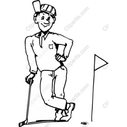 Playful Golfer
