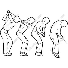 Dynamic Golfer Swing