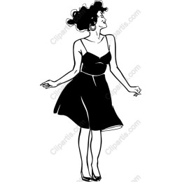 Elegant Dancing Woman