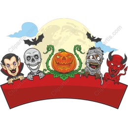 Spooky Halloween Characters