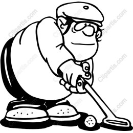 Whimsical Golfer
