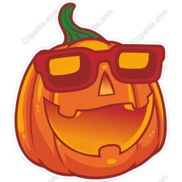 Cheerful Sunglasses Pumpkin