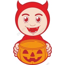 Adorable Devil Costume Kid