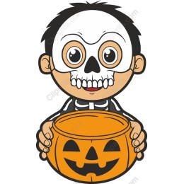 Halloween Skeleton Kid