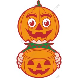 Halloween Pumpkin Character