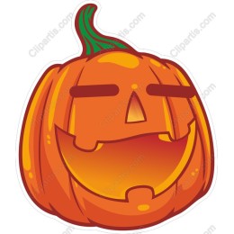 Cheerful Cartoon Pumpkin