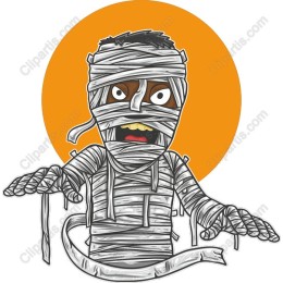 Whimsical Halloween Mummy