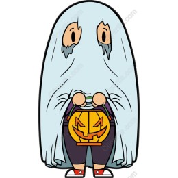 Whimsical Halloween Ghost