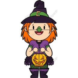 Cheerful Halloween Witch