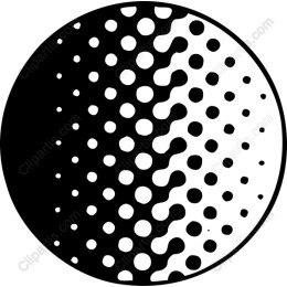 Dynamic Black and White Circular Dot