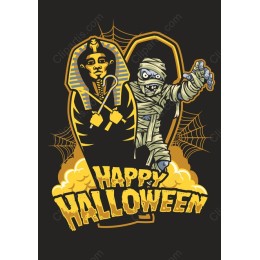 Pharaoh & Mummy Halloween