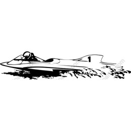 High-Speed Racing Boat