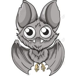 Charming Cartoon Bat