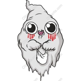 Cute Ghost Character in and