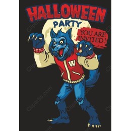 Playful Werewolf Halloween Party