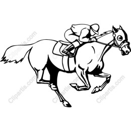 Dynamic Racing Jockey Horse